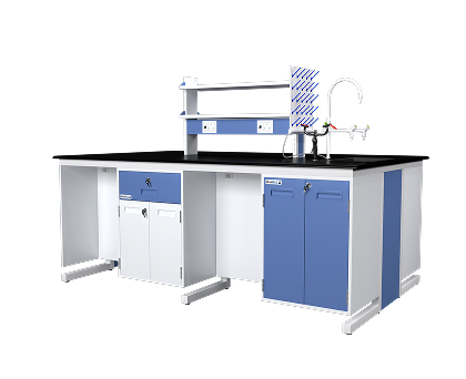 Wet island lab bench